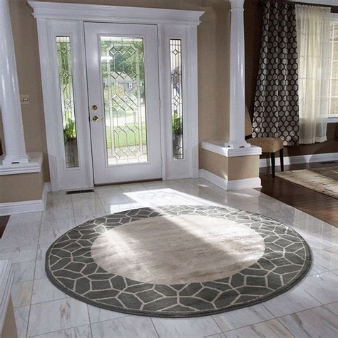 Small Round Foyer Rugs