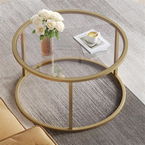 Small Round Gold Table