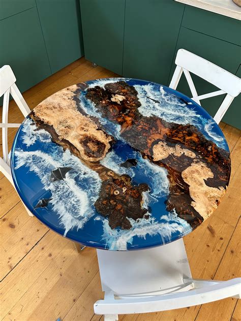 Small Round Resin Dining Table