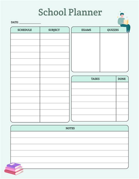 Small School Planner Printable