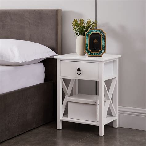 Small Side Table For Bedroom White