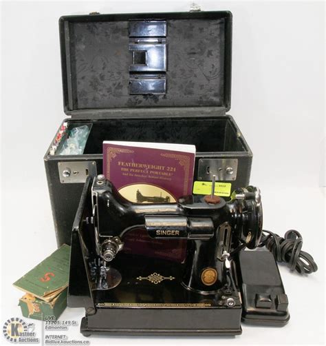 Small Singer Sewing Machine In Case