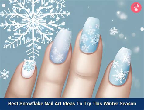 Small Snowflake Nail Designs: A Winter Wonderland on Your Fingertips