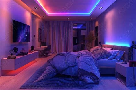 small space DIYs with LED lights