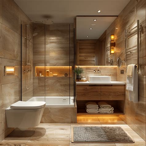 Small Space Full Bathroom