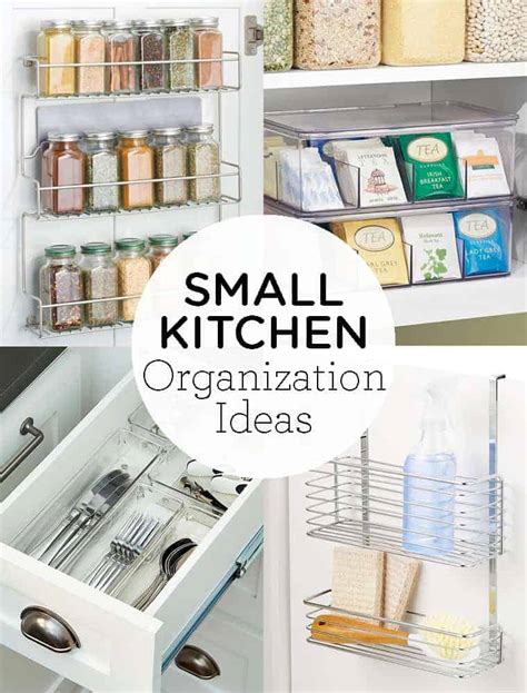 Small Space Organization Ideas Kitchen