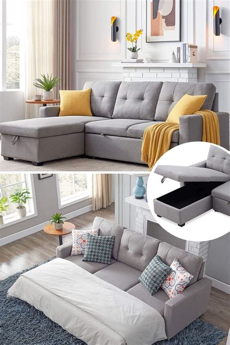 Small Space Sectional Sofa Bed