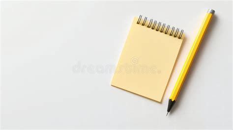 Small Spiral Notebook With Pencil