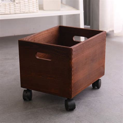 Small Storage Box With Wheels