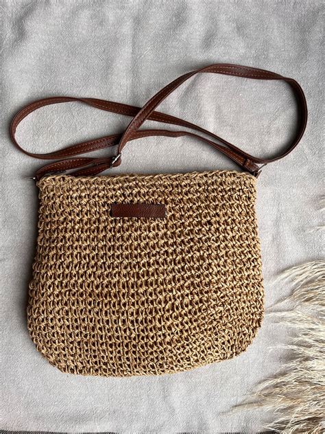 Small Straw Shoulder Bag Uk