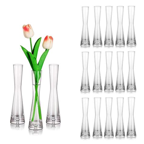 Small Tall Clear Vases