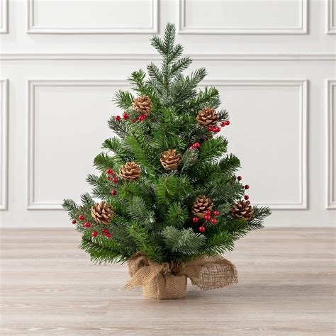 Small Thin Artificial Christmas Tree