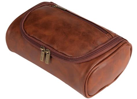 Small Toiletry Leather Bag