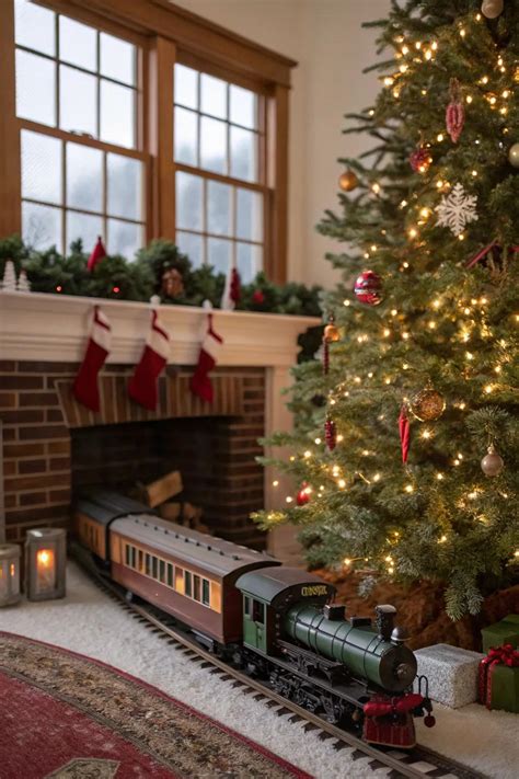 Small Train For Under Christmas Tree