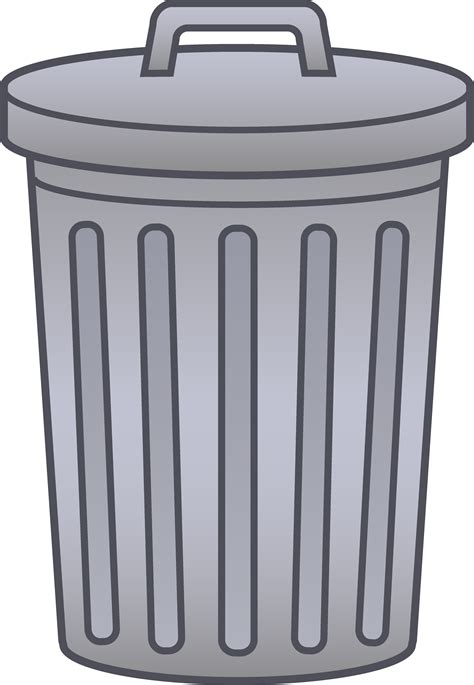 small trash can png
