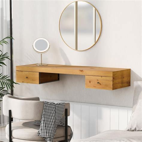 Small Wall Mounted Makeup Vanity