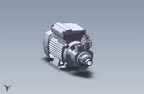 Small Water Pump Cad Model