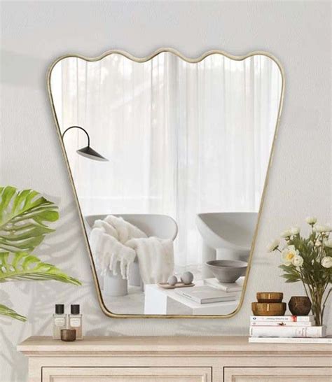 Small Wavy Wall Mirrors