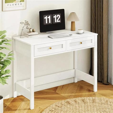 Small White Desk Drawers