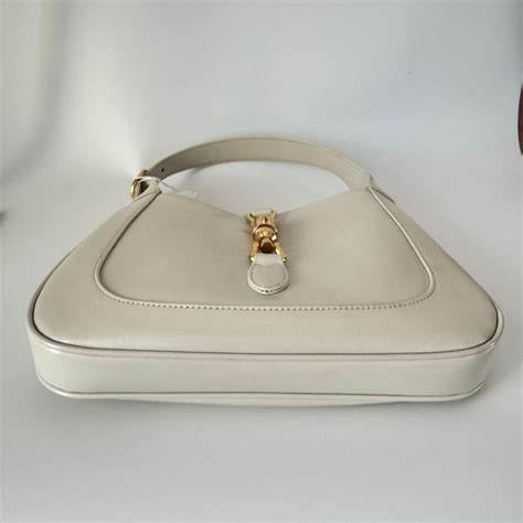 small white leather bag