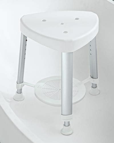 Small White Shower Stool