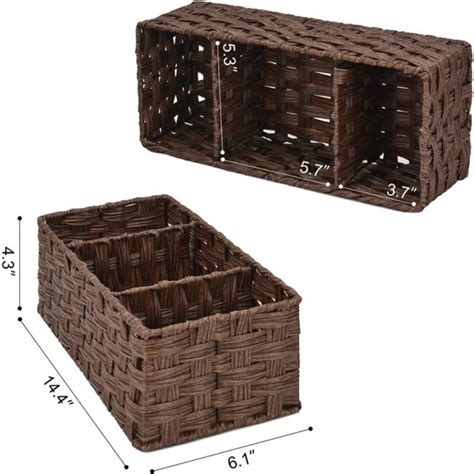 Small Wicker Baskets Rectangular