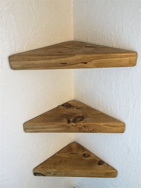 Small Wood Corner Shelf