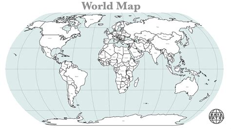 Small World Map Printable Pdf