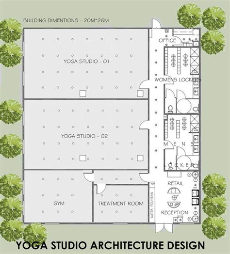 Small Yoga Studio Layout