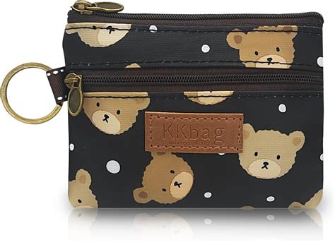 Small Zipper Wallet With Keyring