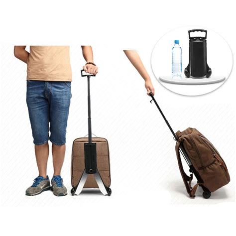 smallest folding luggage cart