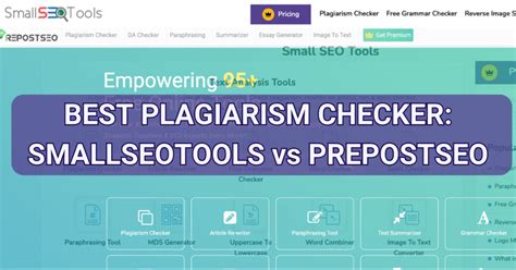 smallseotools plagiarism checker tool