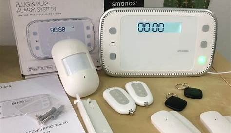 Smanos X500 GSM/SMS/RFID tactiel alarm systeem