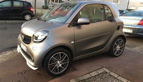 Smart Brabus Gris Mate Galerie Total Covering Fortwo Forfour
