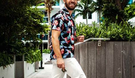 Smart Casual Resort Wear Linen Shirts Vacation Mens Hawaii Mens