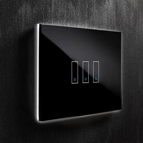New smart home switch touch panel wall switch 3 gang switch pad main control 24 group lights HOS