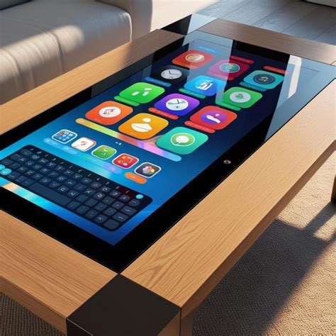Smart Coffee Table With Games