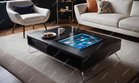 Smart Coffee Table With Screen