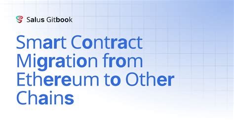 smart contract migration why projects shift other chains