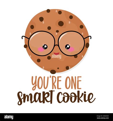 Smart Cookie With Glasses Printable