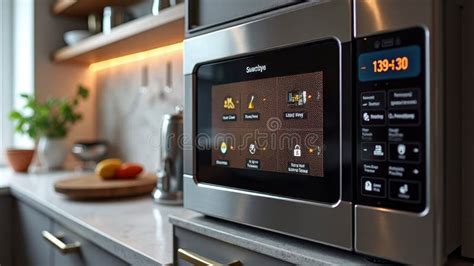 Smart Display For Kitchen Microwave