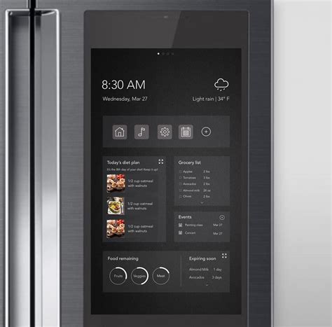 Smart Fridge Display