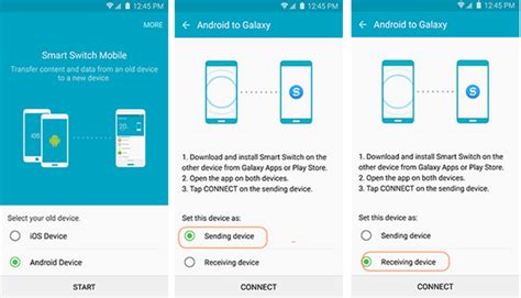 smart switch apps didn't transfer