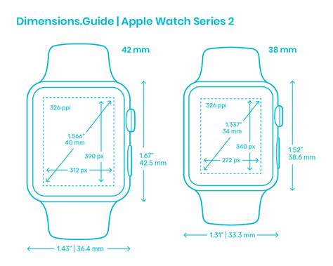 Smart Watch Display Size Chart