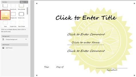Certificate Template Software Try it Free and Create Awards