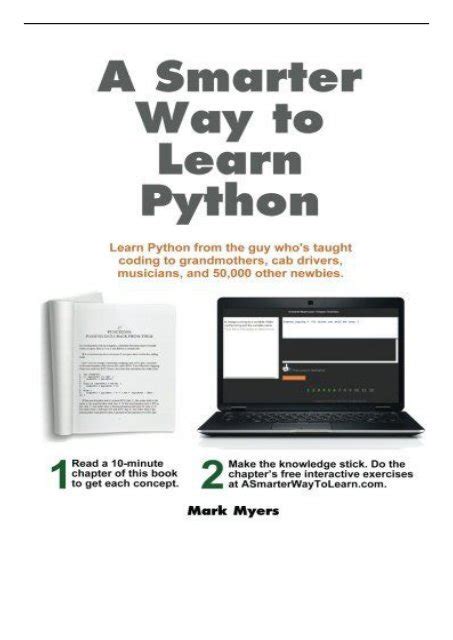 smarter way to learn python pdf download