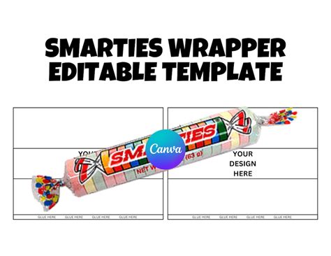 Smarties Candy Printable Template