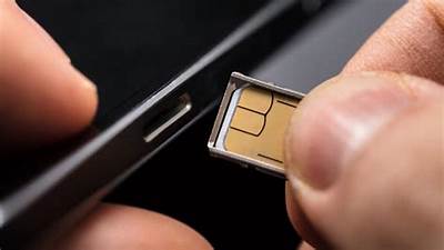 smartphone with SIM card