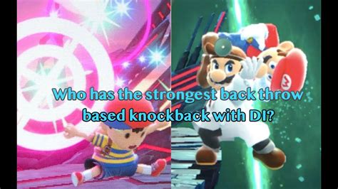 Smash Ultimate Strongest Back Throw