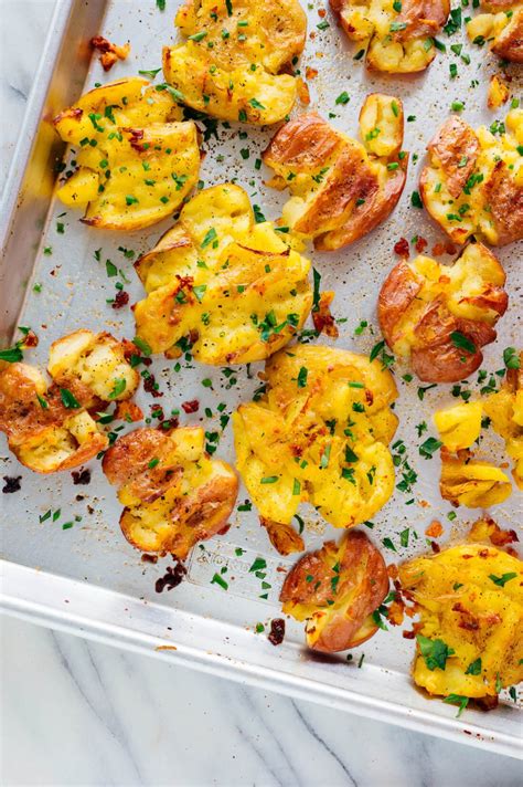 Crispy Smashed Potatoes Craving Home Cooked